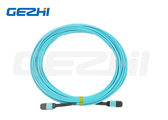 Cable Gezhi MPO à 12 fibres de type B Multimode OM4 à fibres