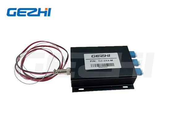 GZ-FSW-2x4 Commutateur optique à fibre optique 1260~1650 nm Commutateur optique de commande TTL