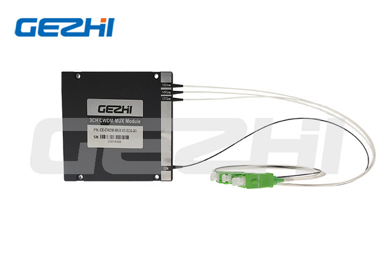 Module optique CWDM Mux Demux 3CH MUX DEMUX Réseau de base 5G 1270-1610 nm