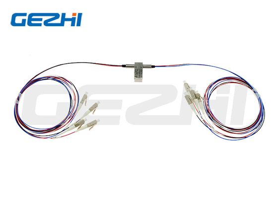 Commutateur optique double D2x2B de contournement à fermeture/sans fermeture Commutateur mécanique à fibre optique