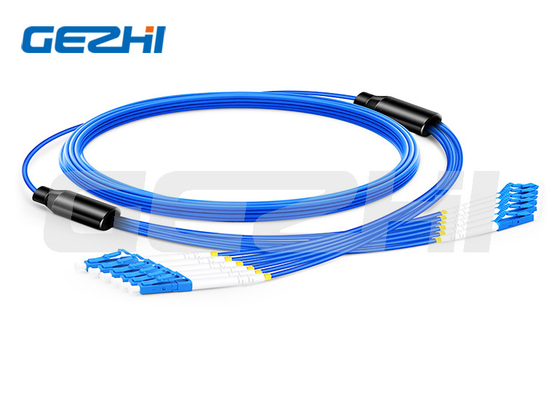 6 fibres OS2 mode unique LC/SC/FC/ST câble de rupture multi-fibres blindé intérieur de 3,0 mm