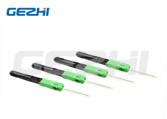 SC APC Splice à fusion à chaud sur le connecteur Connecteur rapide en fibre optique