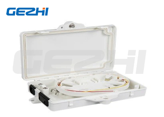 1*2 Mini Type Splitter 2 cœurs Boîte de terminaison à fibres optiques avec capacité d'adaptateur de 25 kg 2 pièces