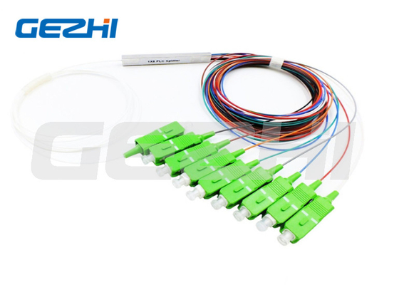 Fibre optique 1x4/1x8 Mini PLC Splitter G657A Type de fibre 3,8-24,5 dB Perte d'insertion garantie