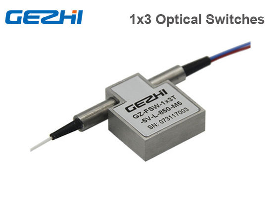 Commutateurs optiques non de verrouillage bidirectionnels de la fibre 1x3