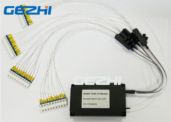 module DWDM Mux Demux de 100GHz C60 1x40 ch AAWG