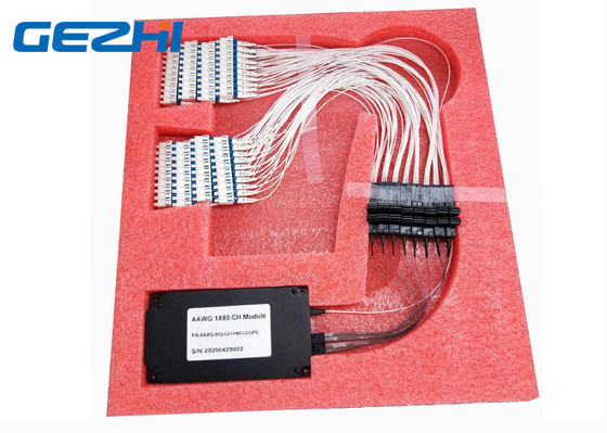 module de 50GHz Gaussion 1x80CH AAWG Mux Demux