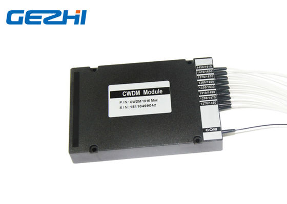 1610nm 1x16 choisissent le diviseur des canaux CWDM du passif 16 de fibre