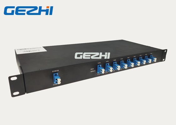 19 bâti de support de pouce 1U 8CH 1310nm CWDM passif Mux Demux