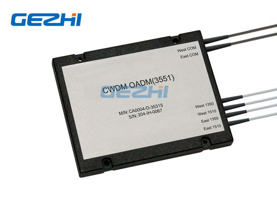 Multiplexeur de la fibre 1510nm 2CH OADM de la transmission une de BIDI
