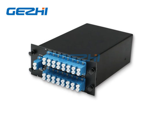 Multiplexeur optique de double fibre de la fibre 1x16 ch CWDM Mux Demux