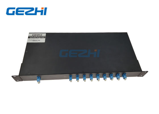 1RU 19 multiplexeur recto du côté DWDM OADM du support 8CH de pouce double