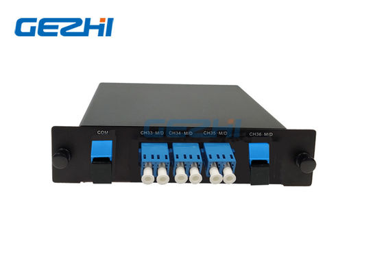 CH43 de fond 1542.94nm 5G 6CH DWDM Mux Demux