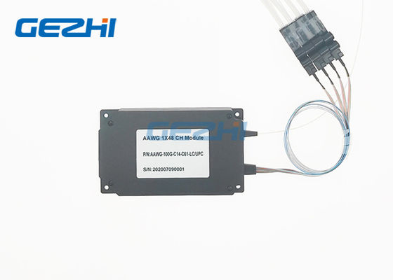 Module athermal d'A.W.G. DWDM de la bande 40CH 100GHz de la transmission C de WDM