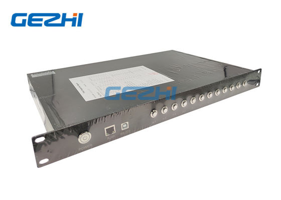 Commutateur optique de fibre triple de la Manche 500mW 1650nm 1x4