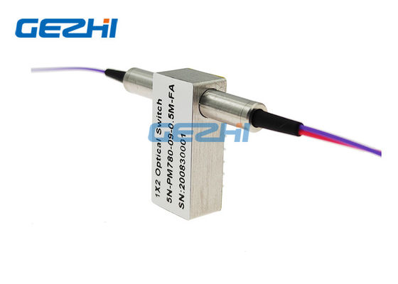 Polarisation des commutateurs optiques 780nm de fibre de 14H de FC/APC 1x