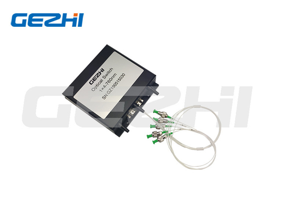 1x4 Sc de St de fibre optique mécanique FC LC du commutateur 760nm se verrouillant non